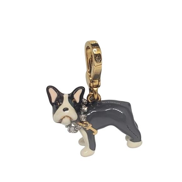 Juicy Couture Boston Terrier / French Bulldog Charm Vintage Y2k Jewlery - Picture 1 of 11